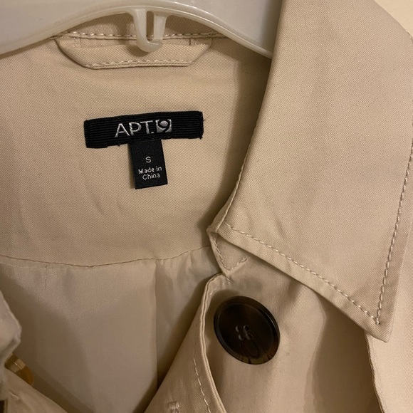 Apt. 9 Embroidered Trench Coat - Picture 3 of 4